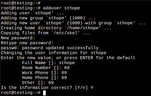 result example